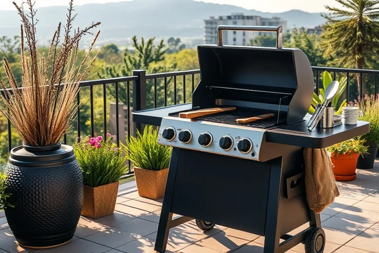 Gasgrill 'Bruno' 4-Brenner + Seitenkocher